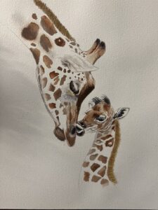 Mother and baby Giraffe #1